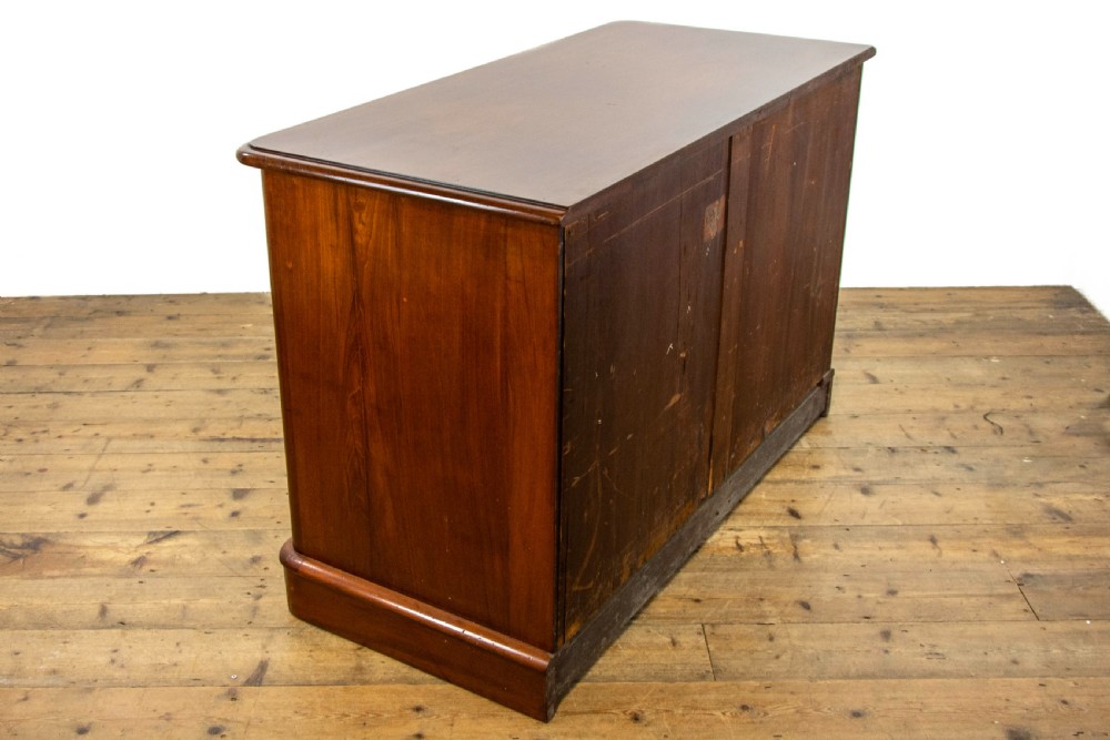 Low Victorian Mahogany Chest of Drawers View IX