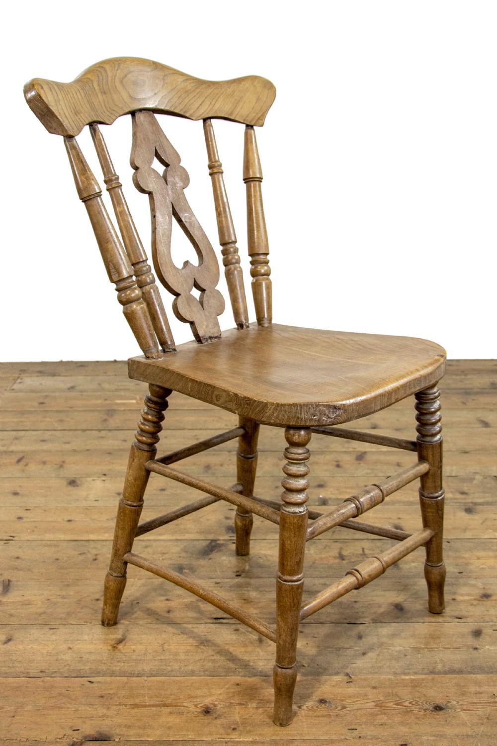 Four Mix and Match Antique Kitchen Chairs View VI
