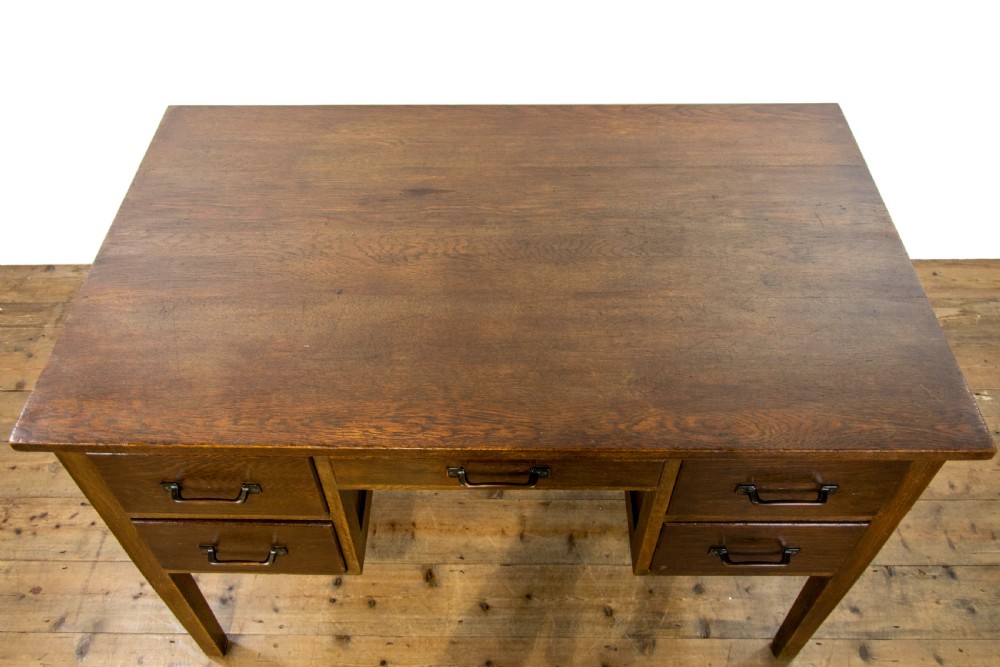 Antique Oak Desk View VI