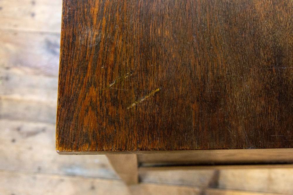Antique Oak Desk View IX