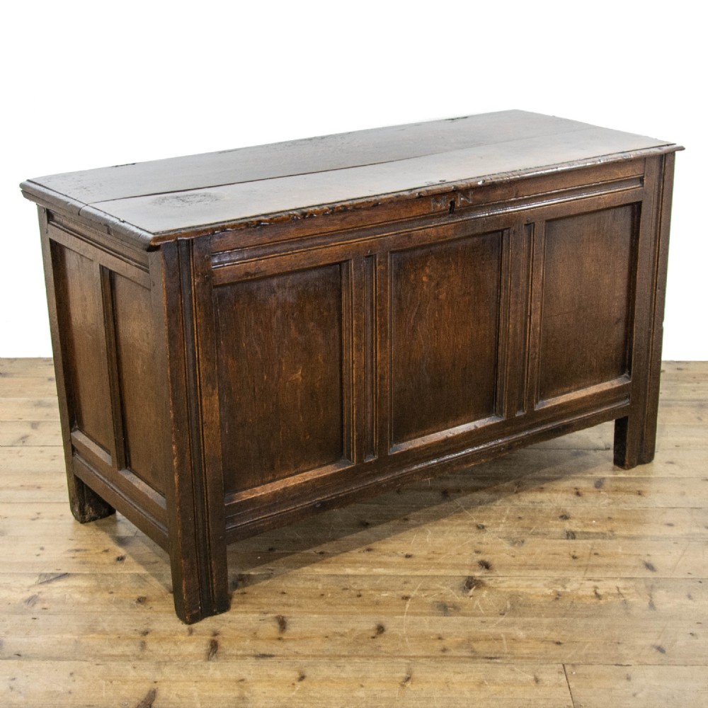 Antique Oak Coffer or Blanket Box 