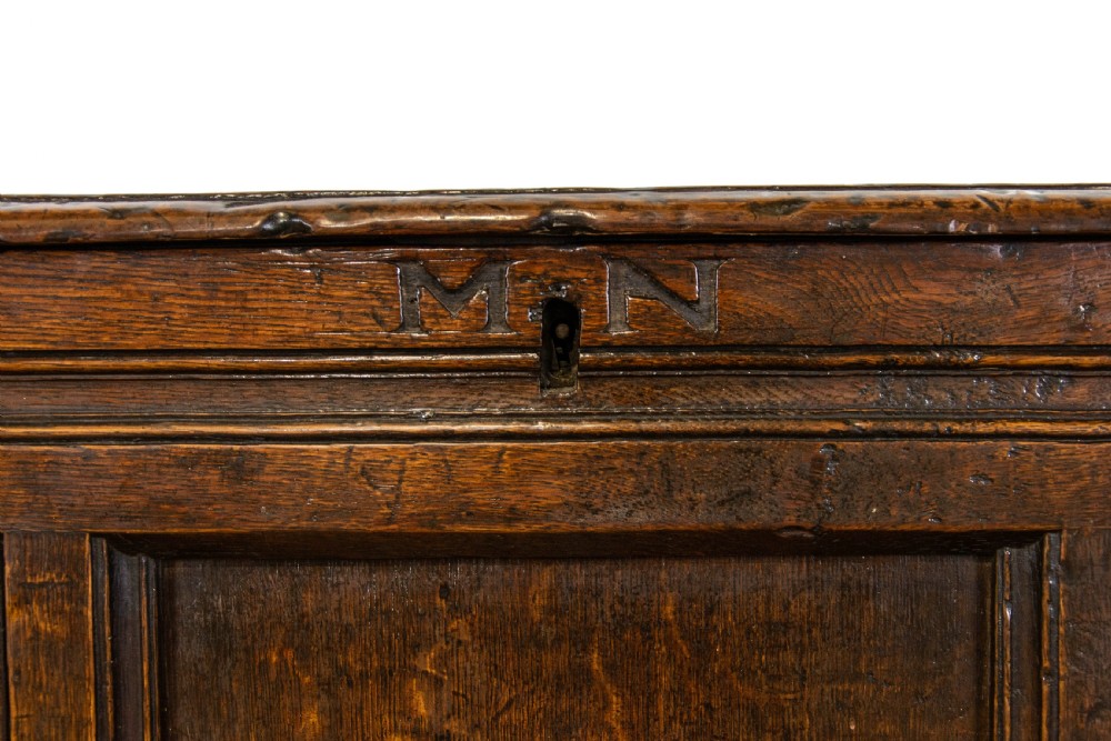 Antique Oak Coffer or Blanket Box  View IV