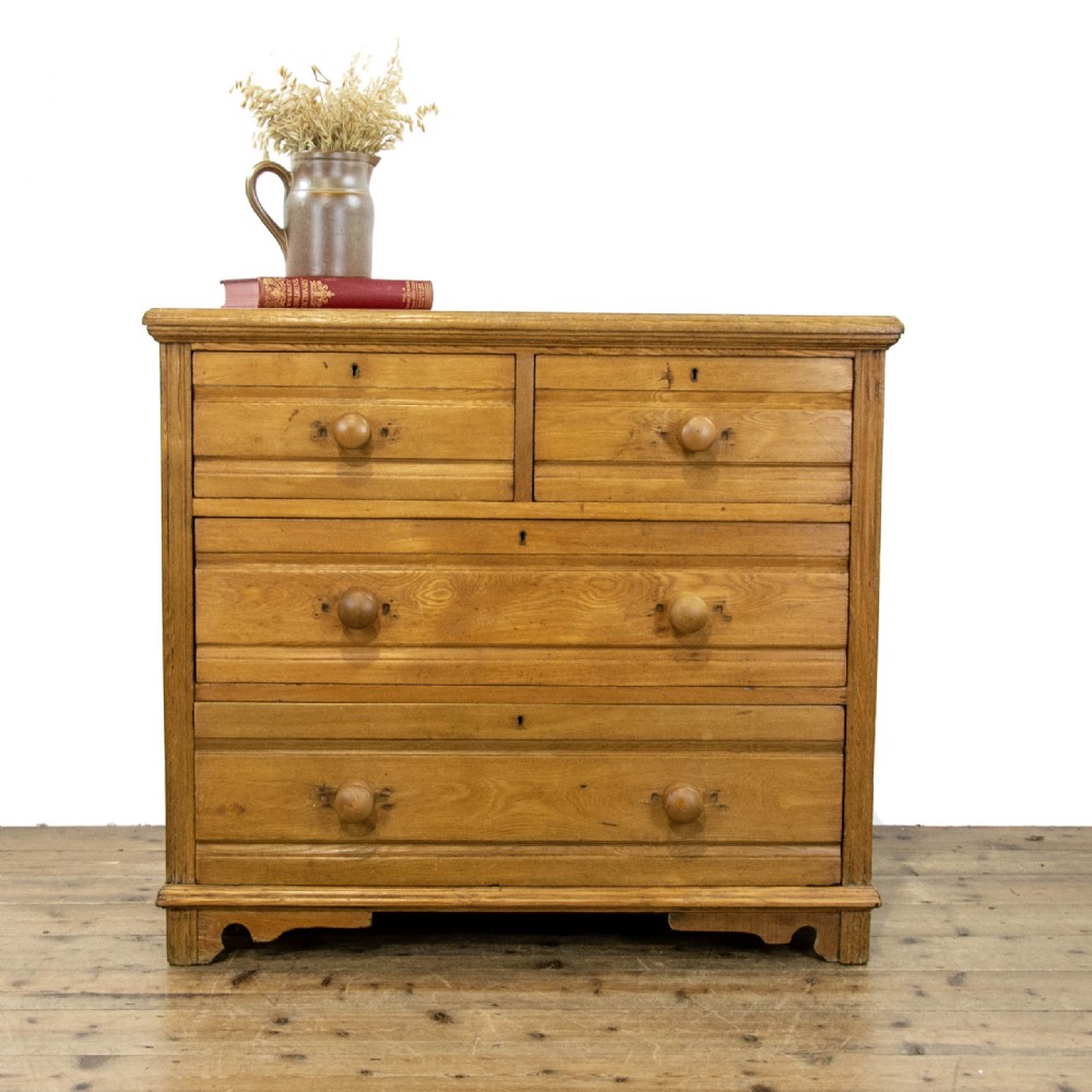 Antique Pale Oak Chest of Drawers