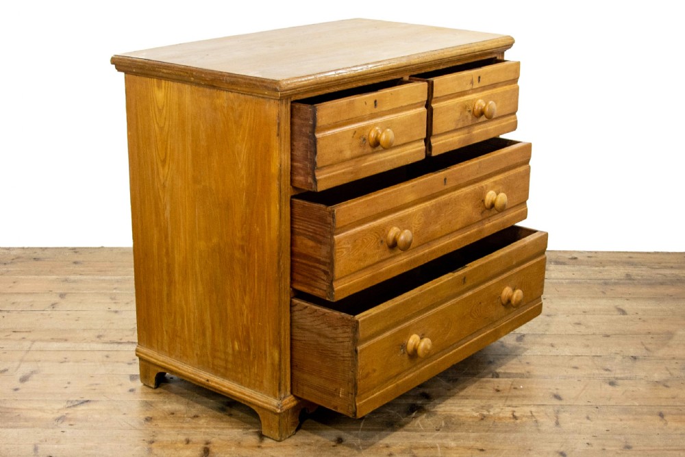 Antique Pale Oak Chest of Drawers View VIII
