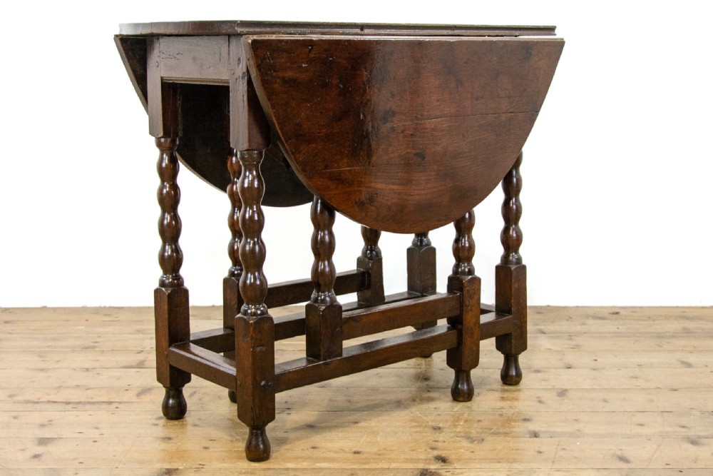 18th Century Antique Oak Gate Leg Table View II