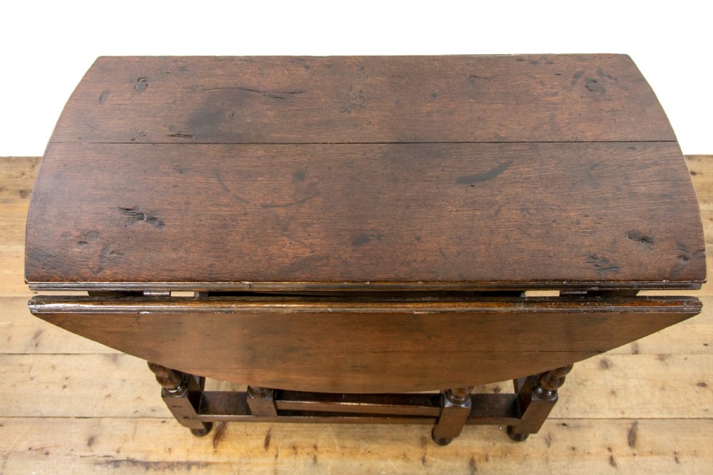 18th Century Antique Oak Gate Leg Table View IV