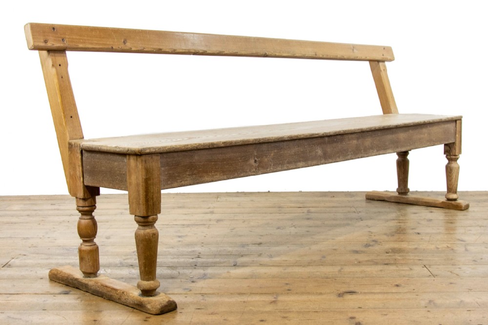 Rustic Pine Bench View IV