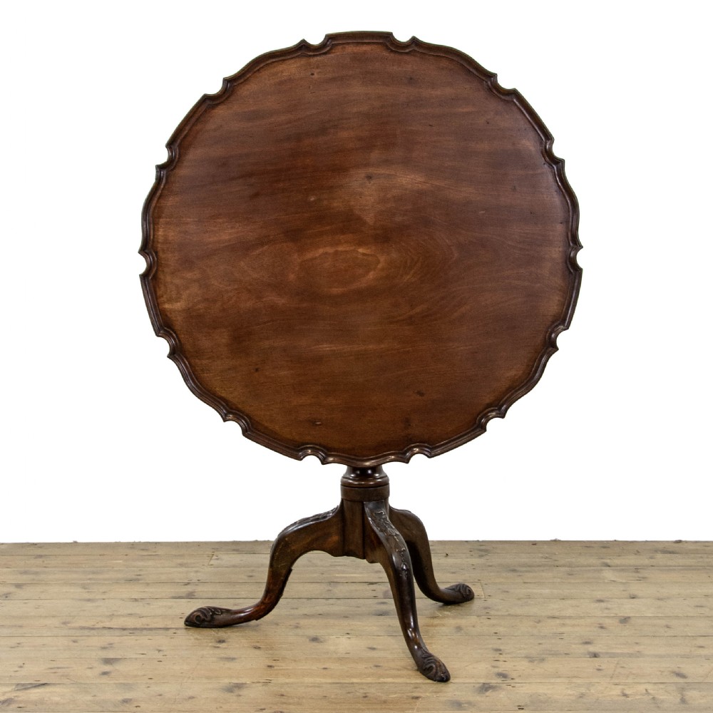 Antique Mahogany Pie Crust Table
