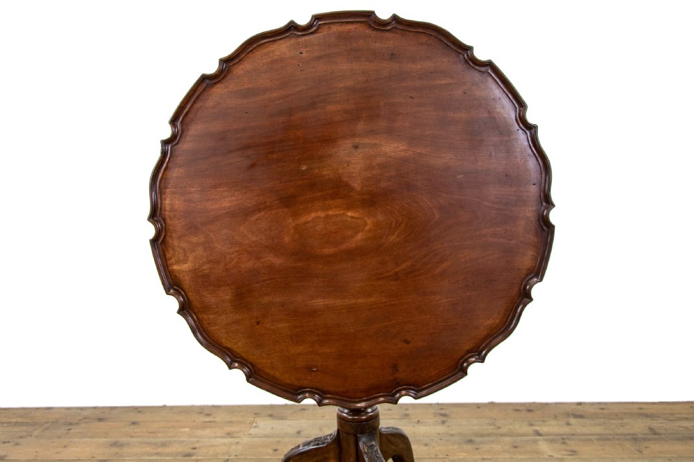 Antique Mahogany Pie Crust Table View II