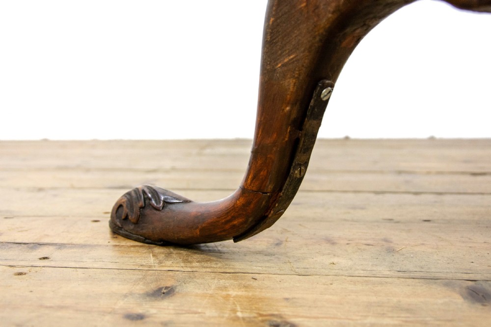 Antique Mahogany Pie Crust Table View IV