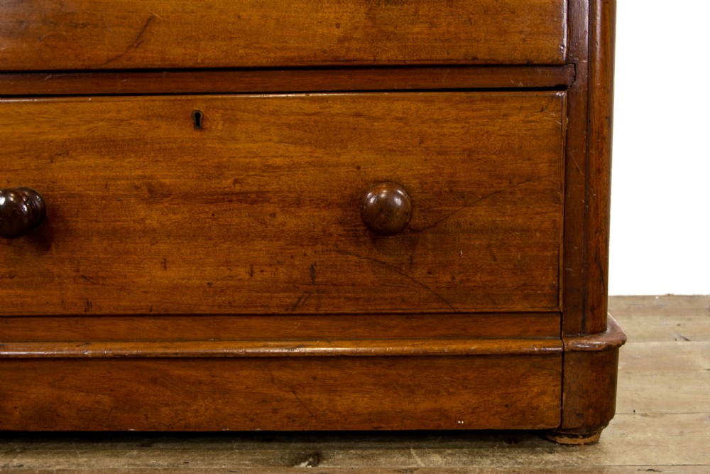 Small Victorian Mahogany Chest of Drawers  View III