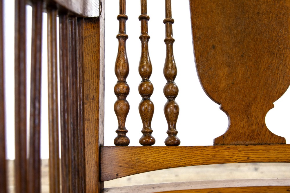 Antique Oak Arts & Crafts Rocking Chair View VI
