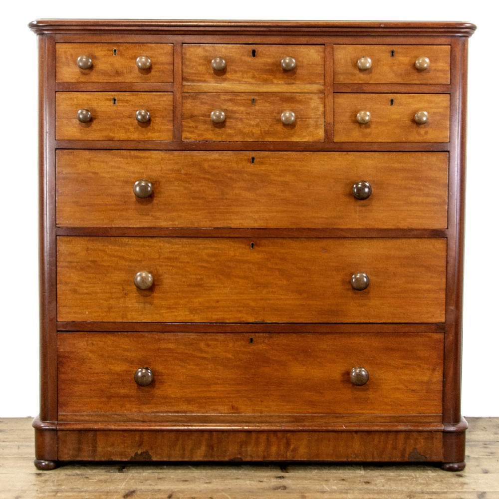 Large Victorian Mahogany Chest of Drawers 