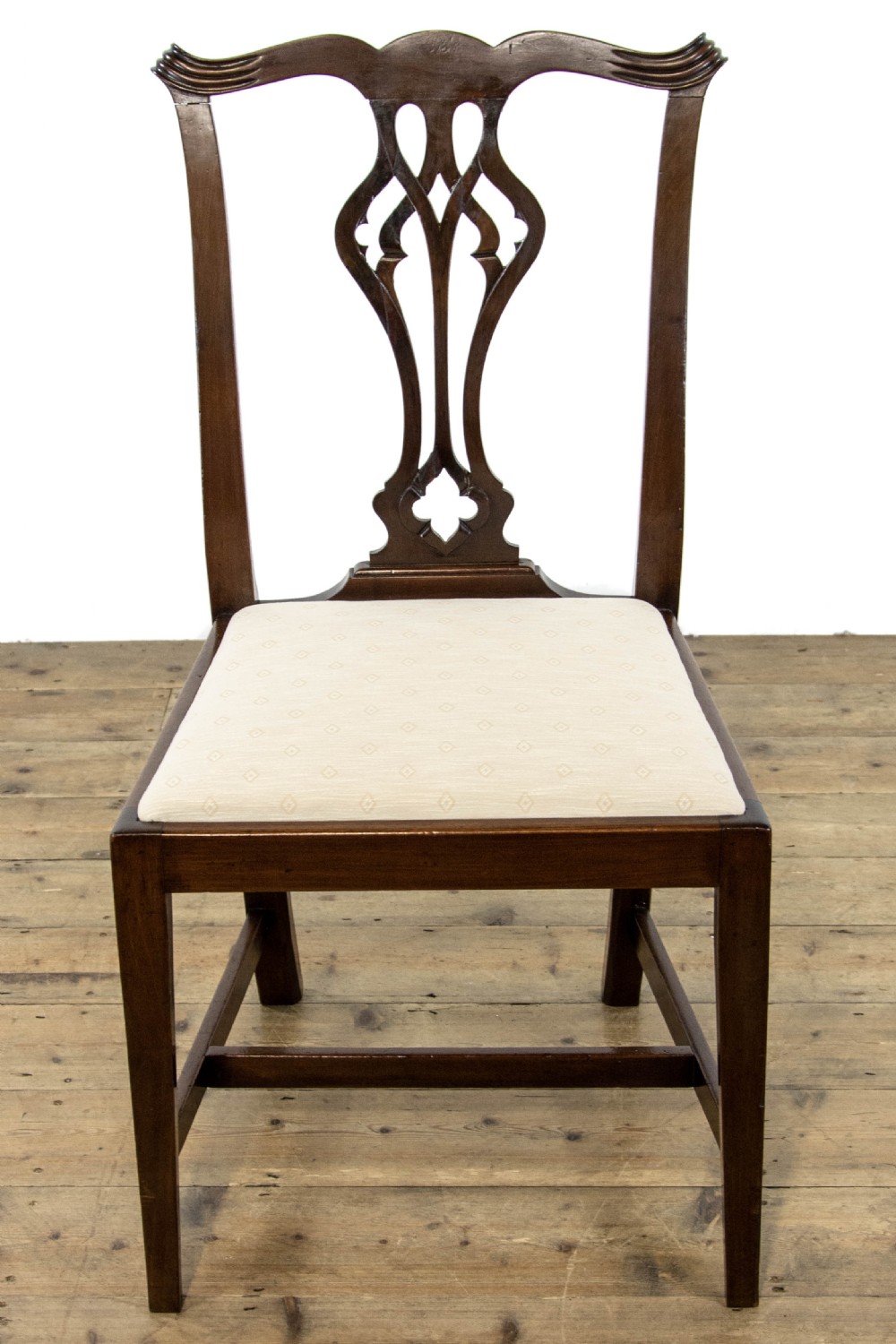 Set of Eight Antique Mahogany Dining Chairs by Waring and Gillow View V