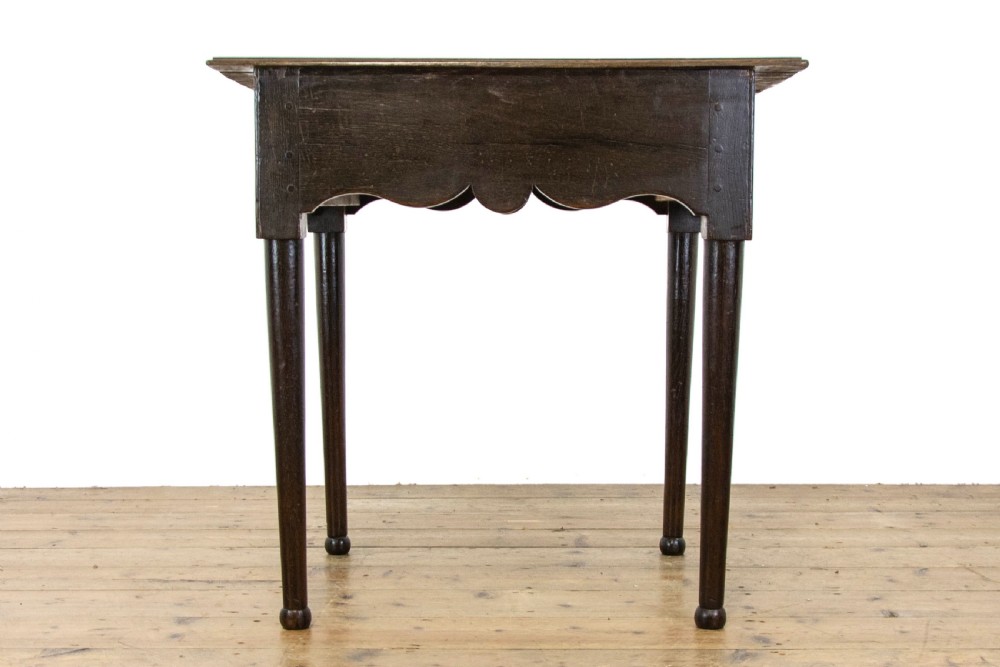Antique Georgian Oak Side Table View VIII