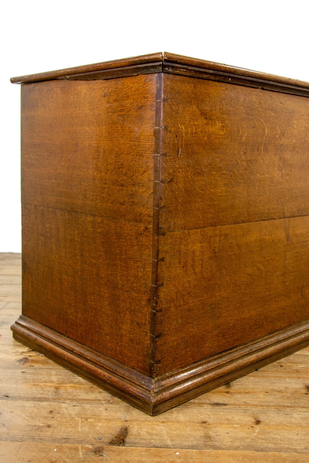 Large Antique Oak Blanket Box or Chest  View III
