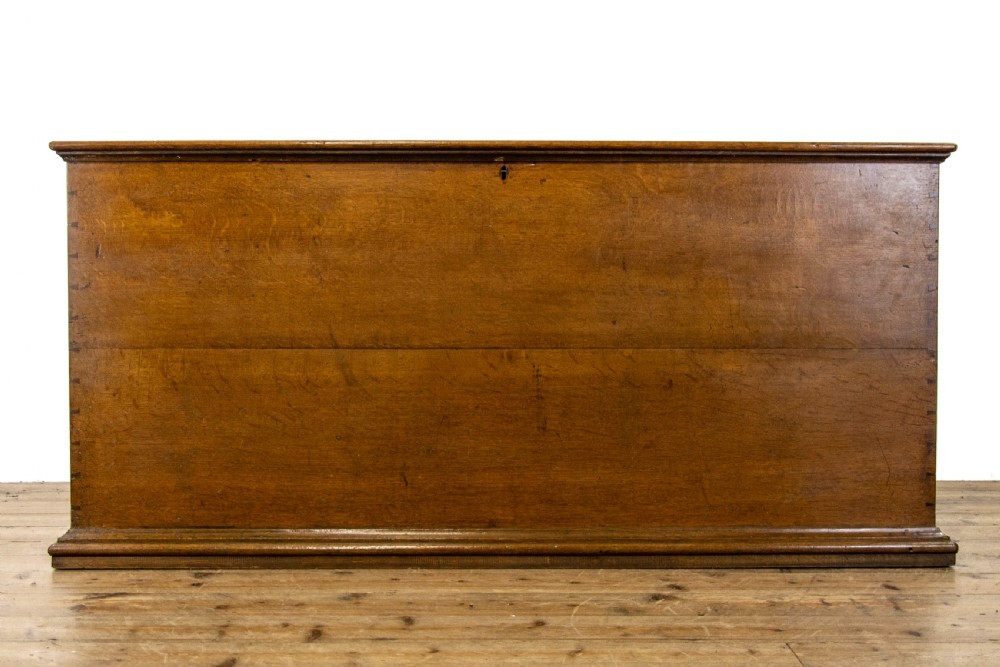 Large Antique Oak Blanket Box or Chest  View V