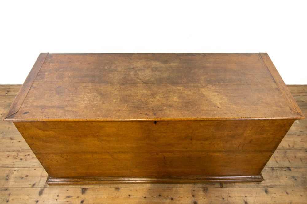 Large Antique Oak Blanket Box or Chest  View VI