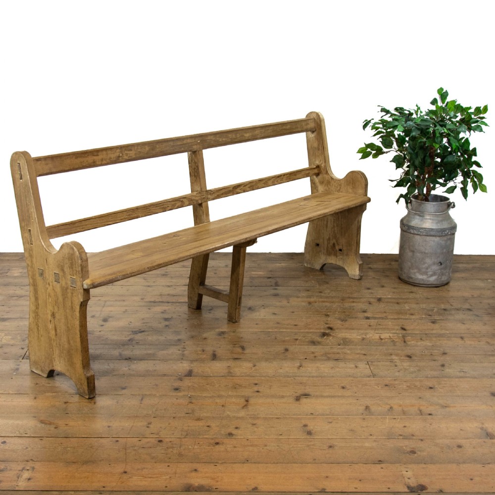 Rustic Antique Pine Bench