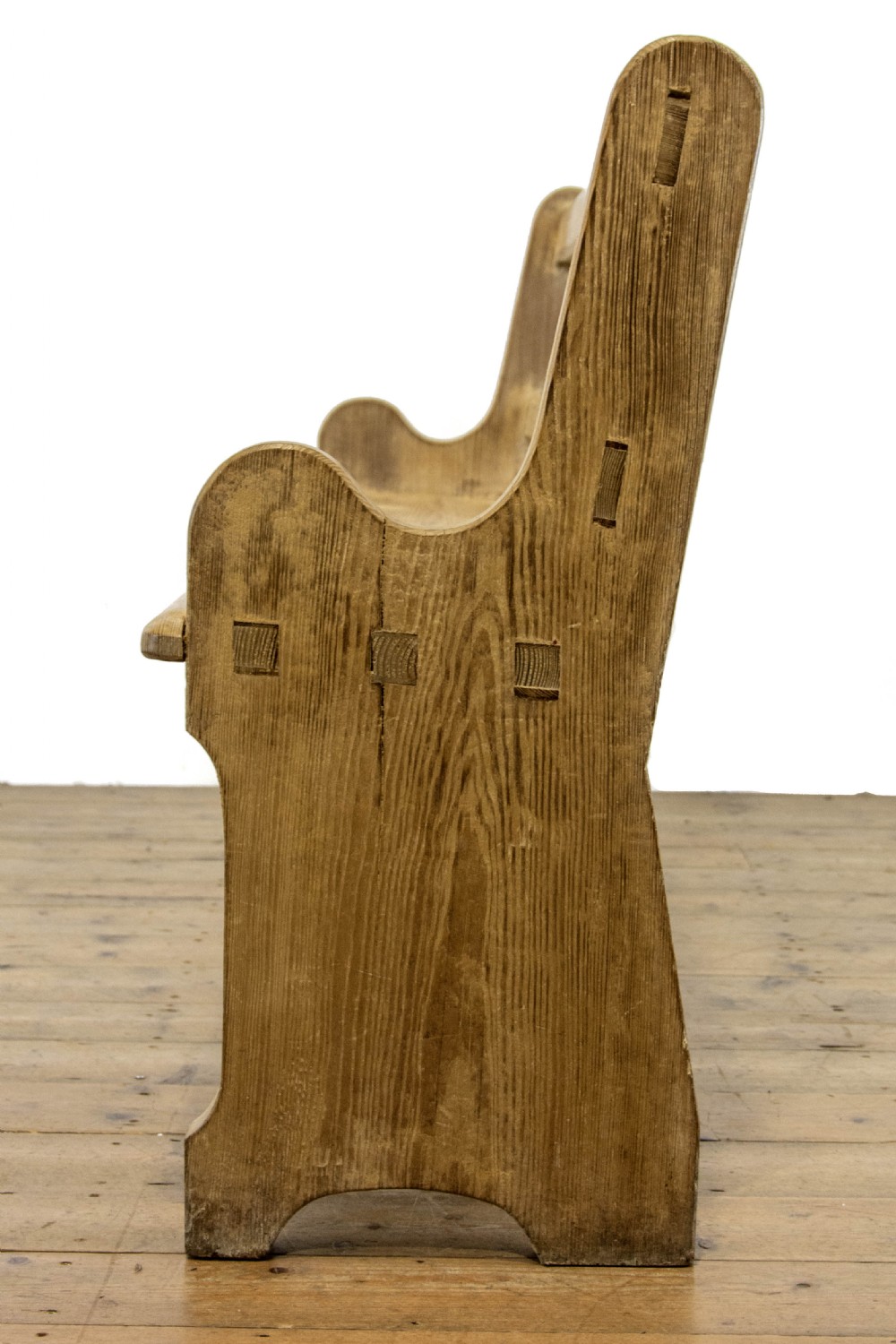 Rustic Antique Pine Bench View VI