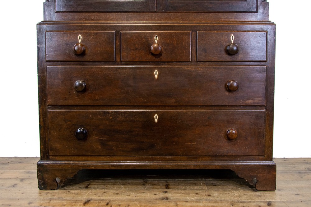 Antique Welsh Oak Press Cupboard 1878 View VI