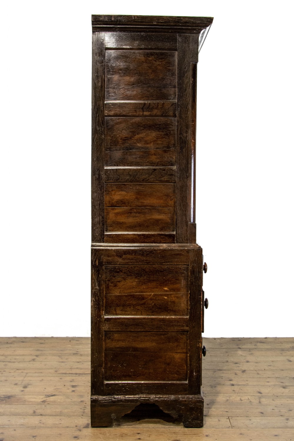 Antique Welsh Oak Press Cupboard 1878 View IX