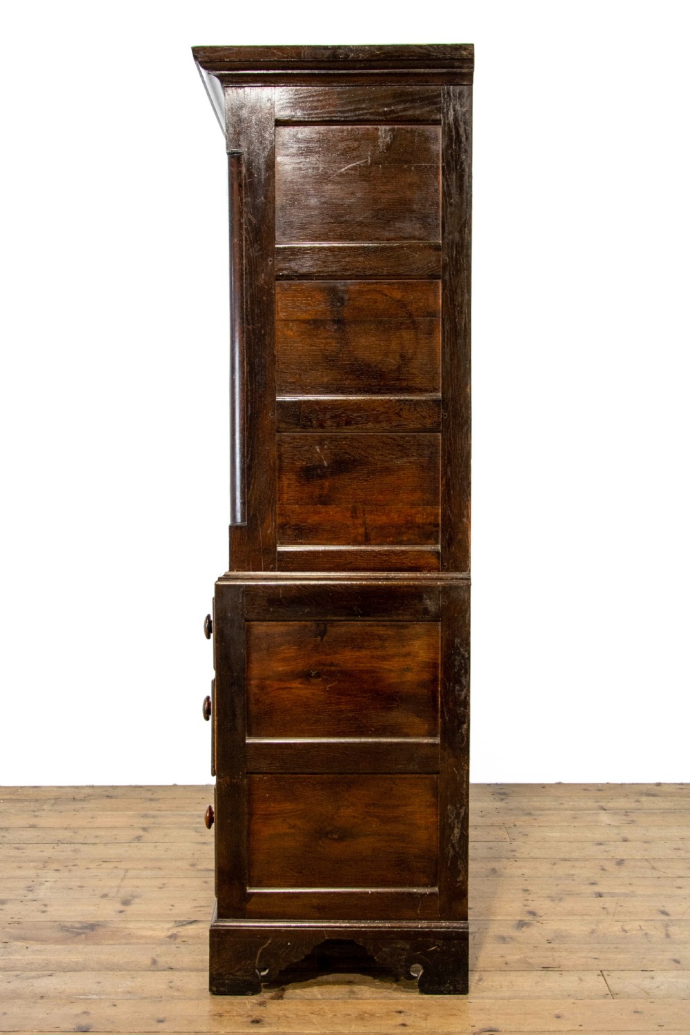 Antique Welsh Oak Press Cupboard 1878 View XI