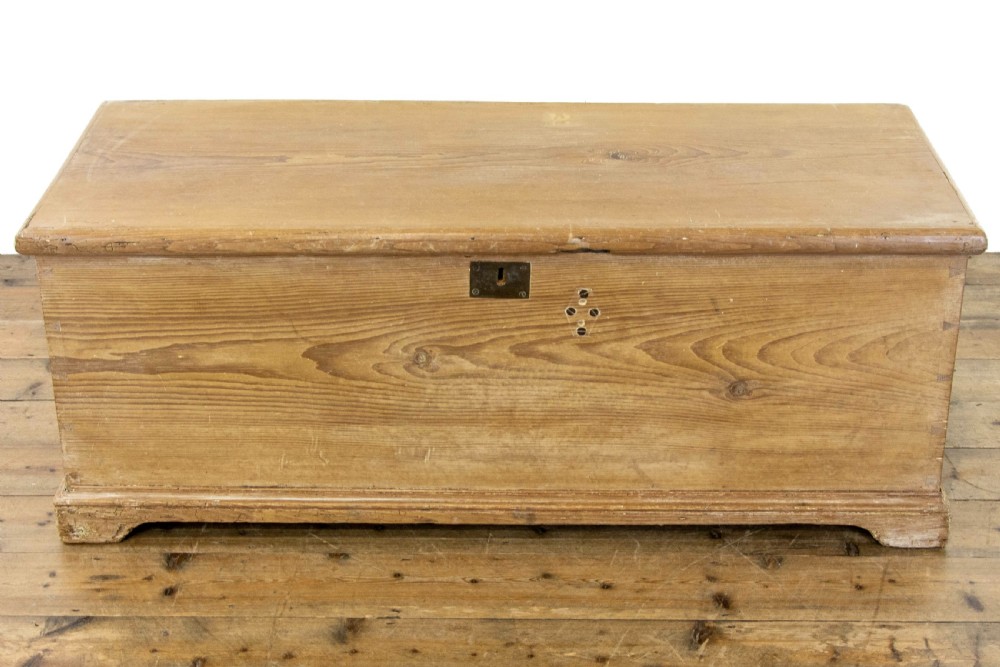 Antique Pine Trunk or Blanket Box View III