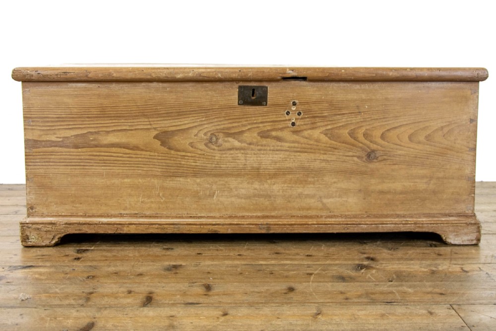 Antique Pine Trunk or Blanket Box View IV