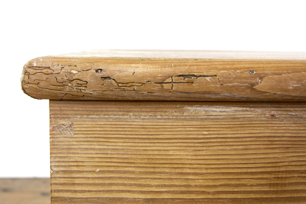 Antique Pine Trunk or Blanket Box View VI