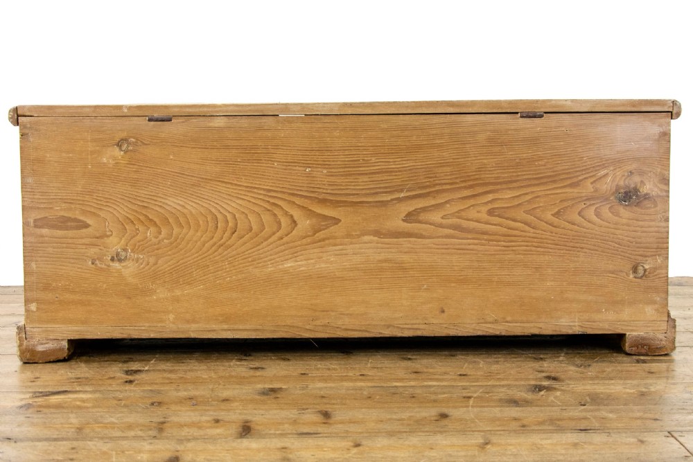Antique Pine Trunk or Blanket Box View IX