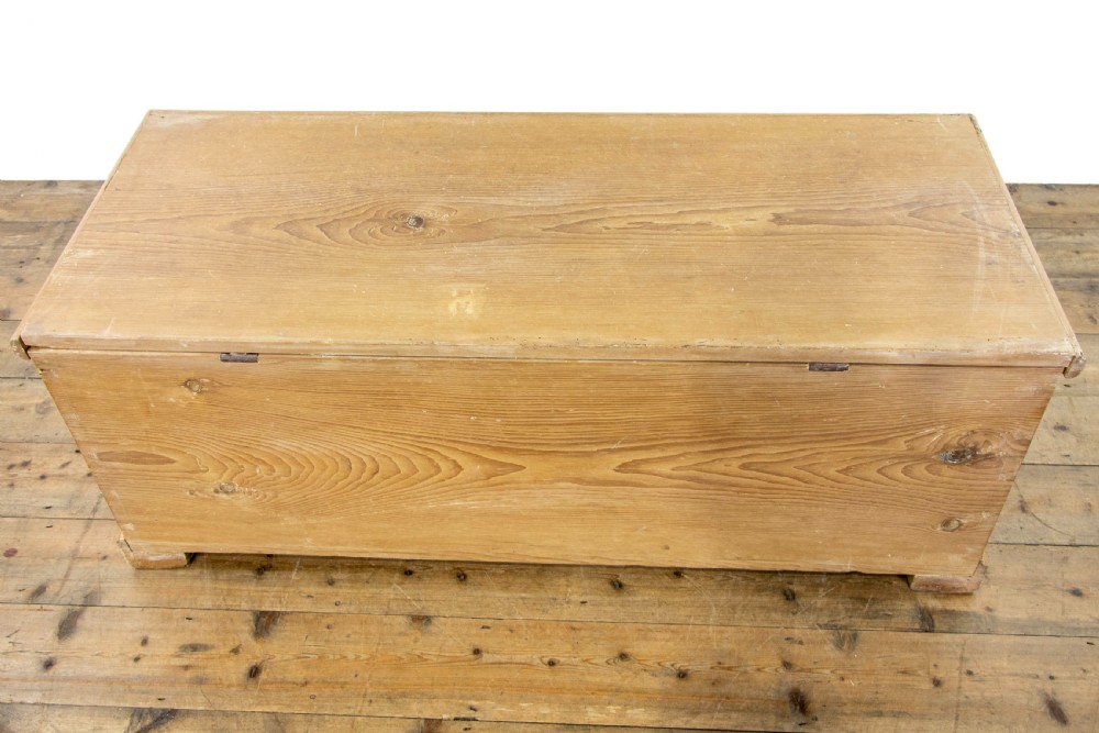 Antique Pine Trunk or Blanket Box View X