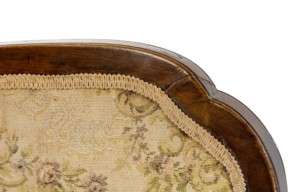 Antique French Walnut Armchair with Tapestry View IX