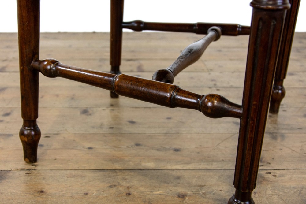 Antique French Walnut Armchair with Tapestry View X