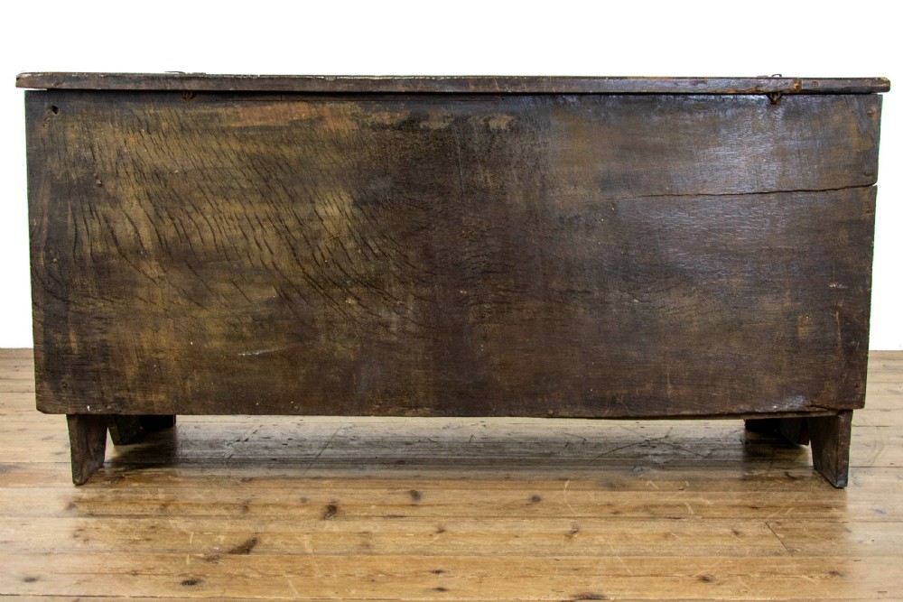 Antique Oak Carved Coffer View X