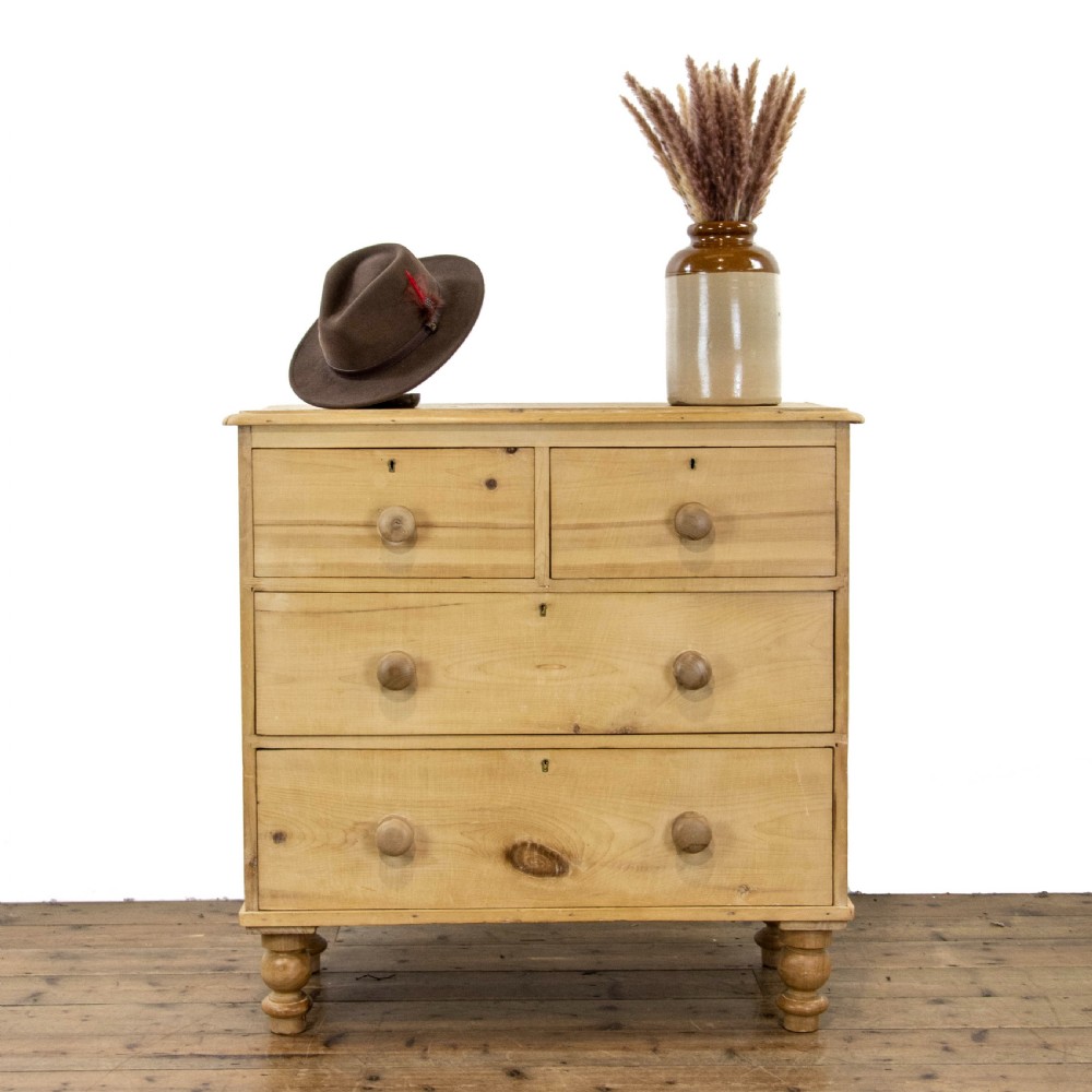 Antique Victorian Pine Chest of Drawers