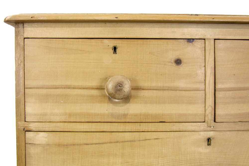 Antique Victorian Pine Chest of Drawers View III