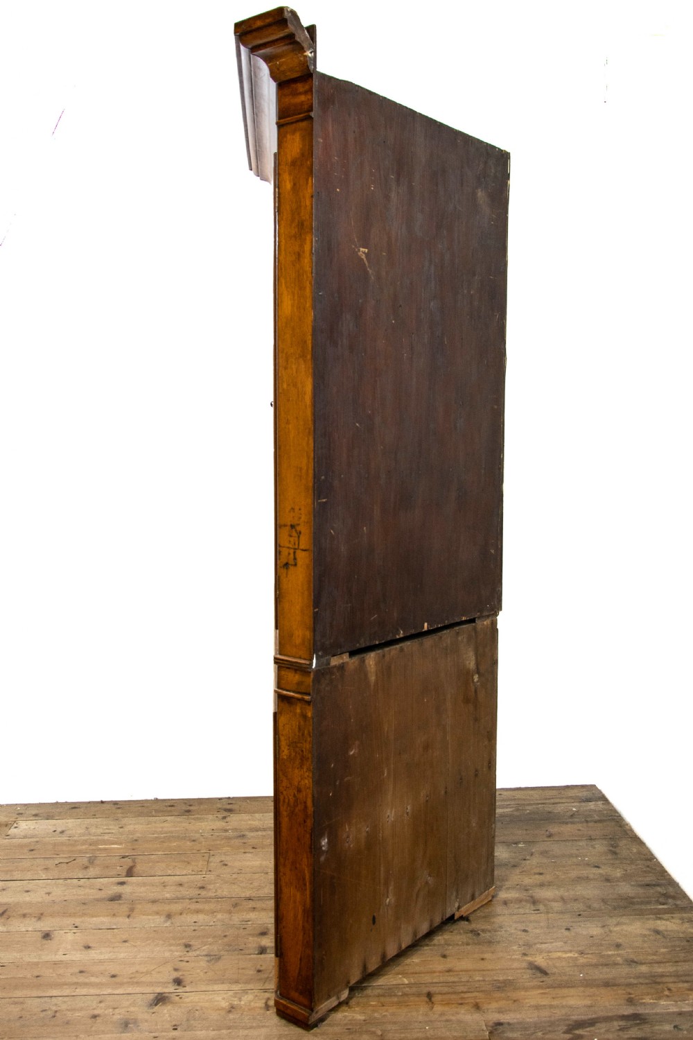 Antique Georgian Oak Corner Cupboard with Glazed Top View IX
