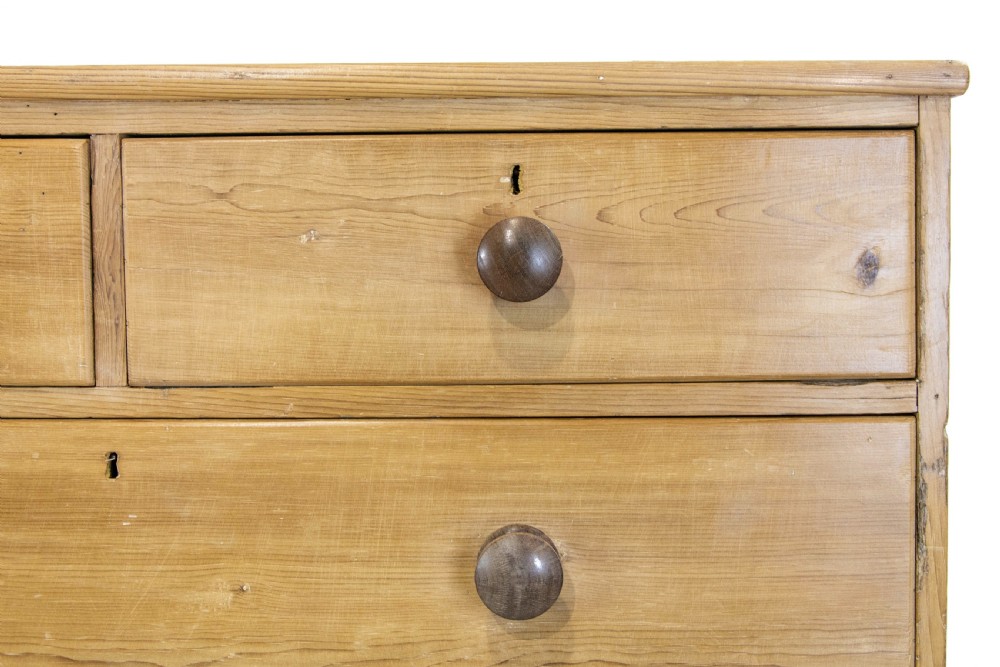 Victorian Antique Pine Chest of Drawers View X