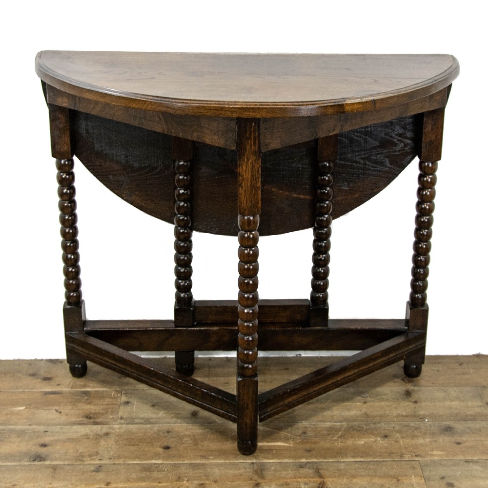 Antique Oak Credence Table