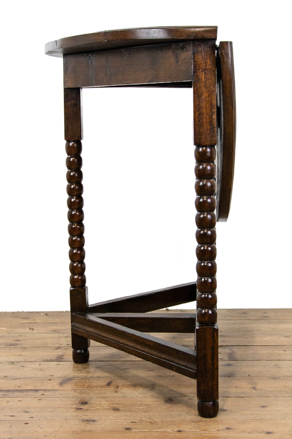 Antique Oak Credence Table View VI