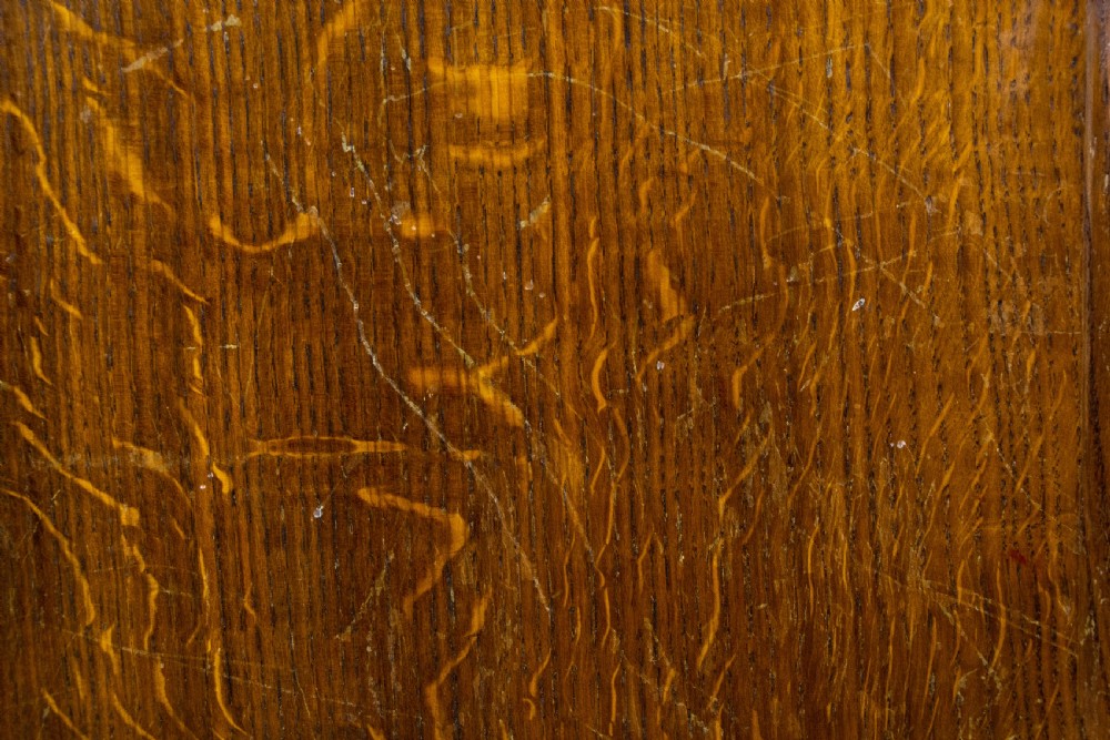Antique Gothic Oak Pew Seat or Throne View X