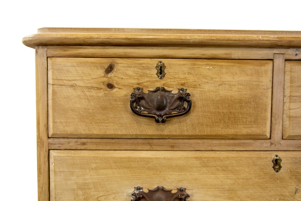 Antique Pine Chest of Drawers View II