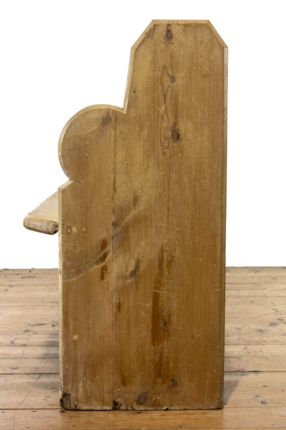 Rustic Antique Pine Pew Bench View VII