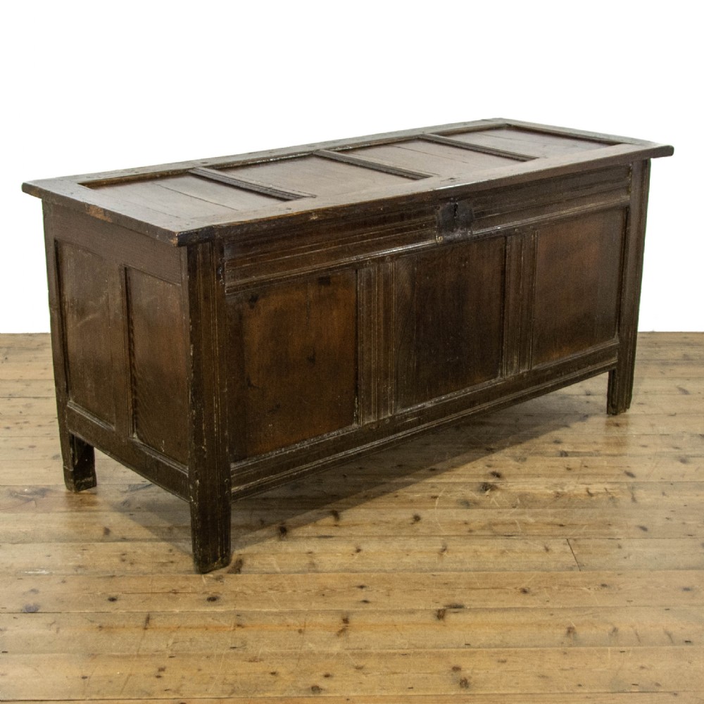 Antique 18th Century Oak Coffer 