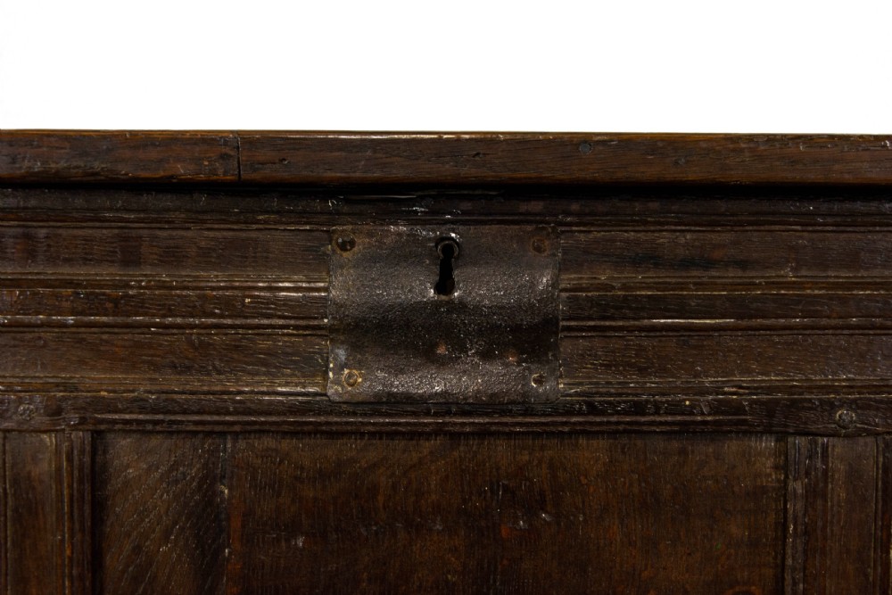 Antique 18th Century Oak Coffer  View IV