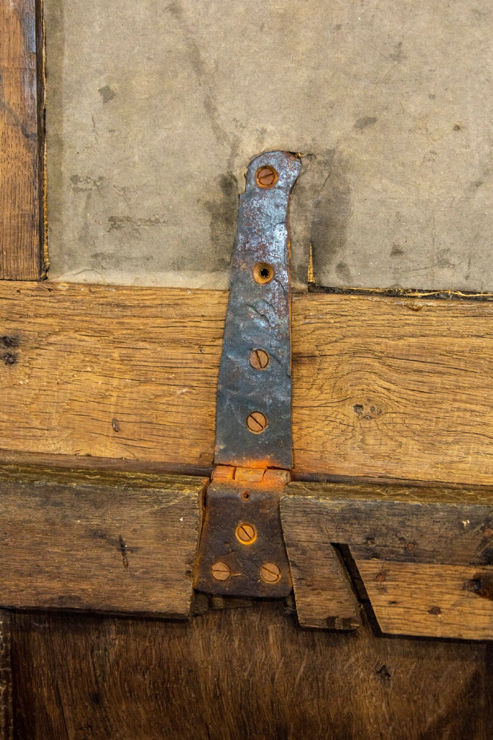 Antique 18th Century Oak Coffer  View VIII