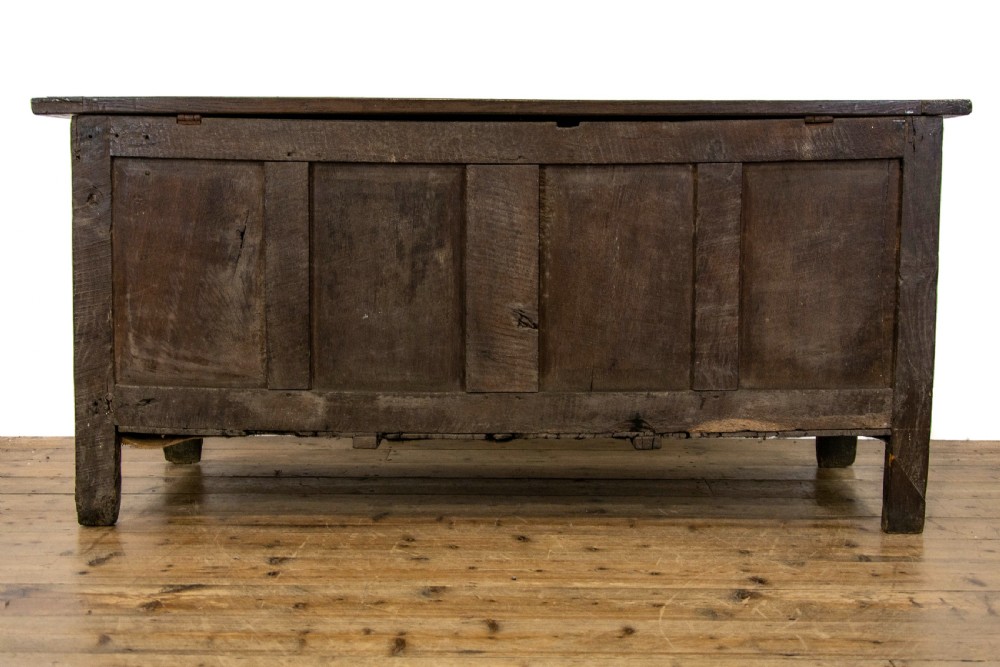 Antique 18th Century Oak Coffer  View XI