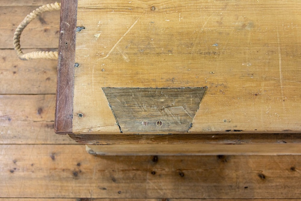 Antique Pine Shipwright’s Tool Chest View VI