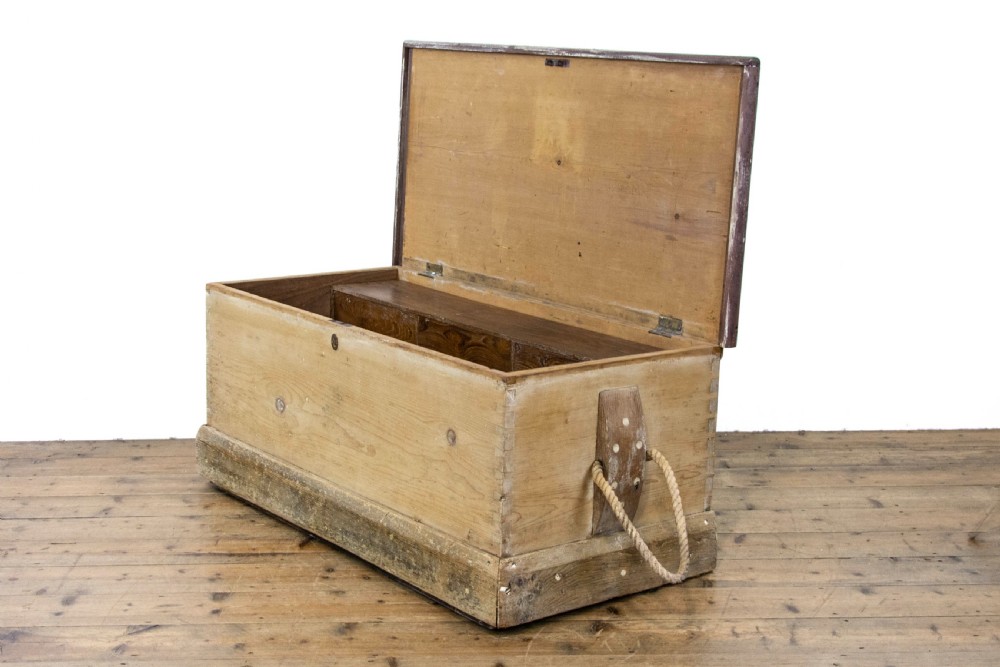 Antique Pine Shipwright’s Tool Chest View VIII